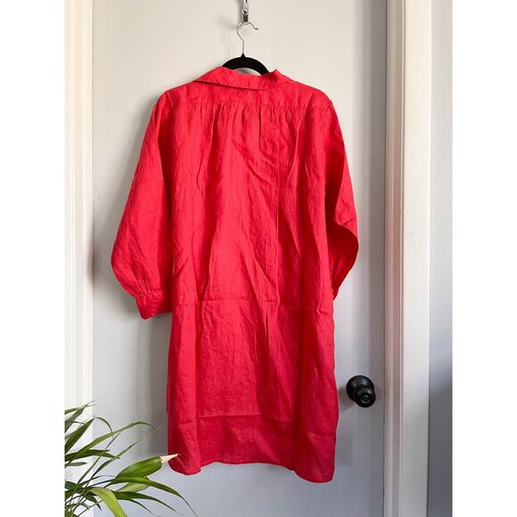 Doen Jora Linen Dress in Scarlet Size XS - Picture 11 of 11